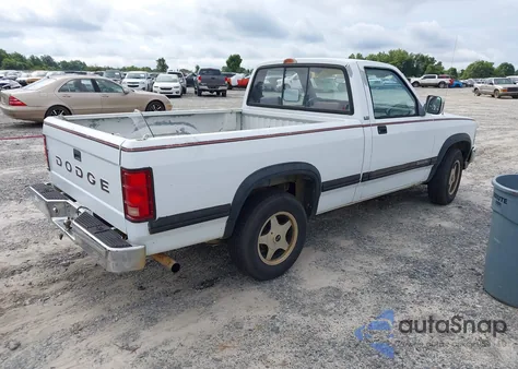 1993 Dodge Dakota из США, поврежденный, VIN 1B7FL26X8PS102811